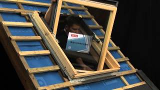 How to install a Velux roof window in a slate roof at standard height