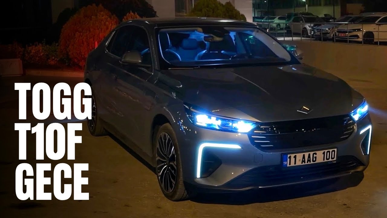 Togg T10F Gece Otoban Sürüşü Aydınlatma, Ekranlar ve Sürüş Deneyimi !