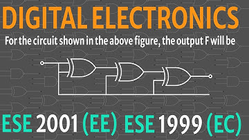 Output of 3 EX OR gate || ESE 2001 EE || ESE 1999 EC