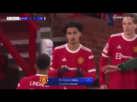 Zidane Iqbal [Debut] vs Young boys (8/12/2021) Highlights