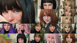 Temu Wig Haul!  Synthetic Wig Try on and Review.