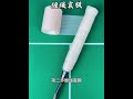 How to Wrap Badminton Overgrip After Removing Base Grip Tutorial #Badminton #Shorts