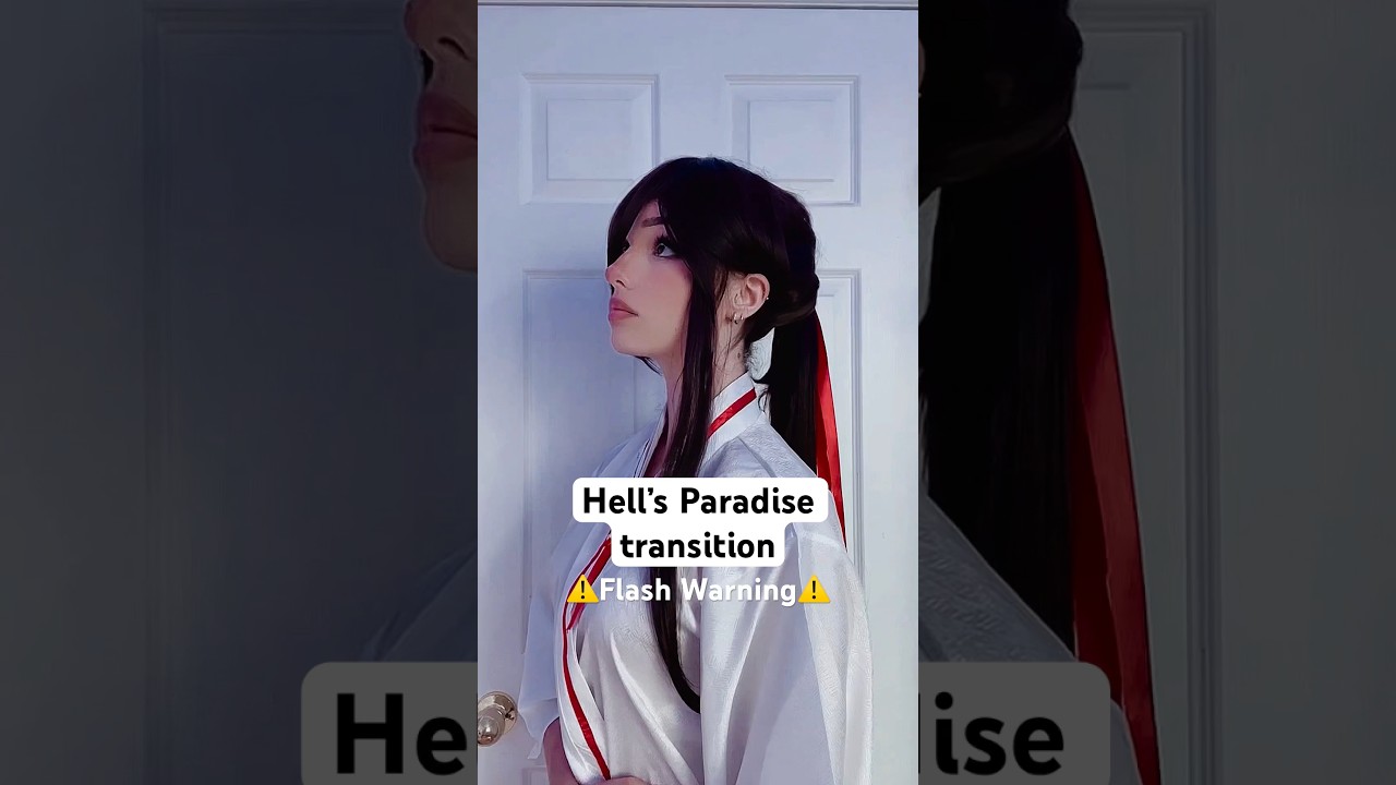 Sagiri transition🔥 #hellsparadise #sagiricosplay #anime #cosplayer #cosplaytransition #transition