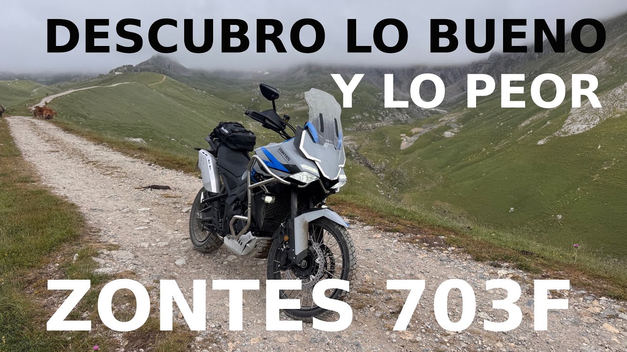 Pruebo la Zontes 703F por carretera y campo.