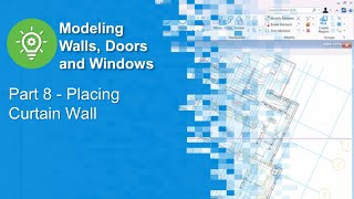Part 8 - Placing Curtain Wall in OpenBuildings Designer