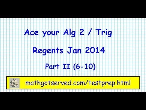 Video: Berapa banyak pertanyaan pada aljabar 2 regent?