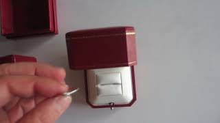 Cartier SOLITAIRE 1895 Diamond Wedding Ring Unboxing!