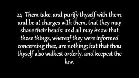 Acts of the Apostles Chapter 21 KJV AV Read Along