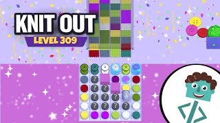 Knit Out Level 309 | Walkthrough | No Boosters