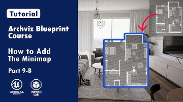 Archviz Blueprint Creation With Unreal Engine 5 |  Adding Minimap   | Part 9-B