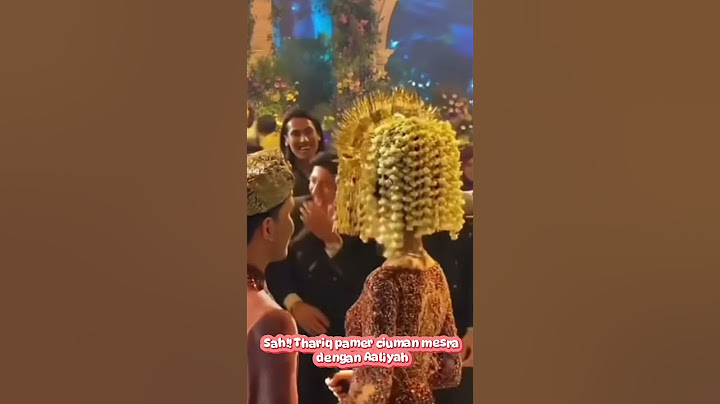 Thariq dan aaliyah pamer ciuman mesra di depan bridesmaid #aaliyah #thariqhalilintar #resepsi #kiss