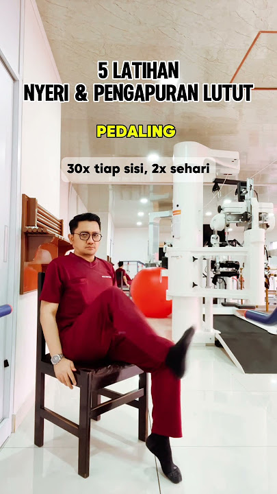 nyeri & pengapuran lutut? lakukan latihan ini #drpras #kneepain #osteoarthritis