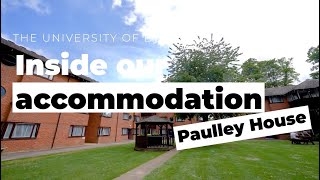 Inside our accommodation - Paulley House