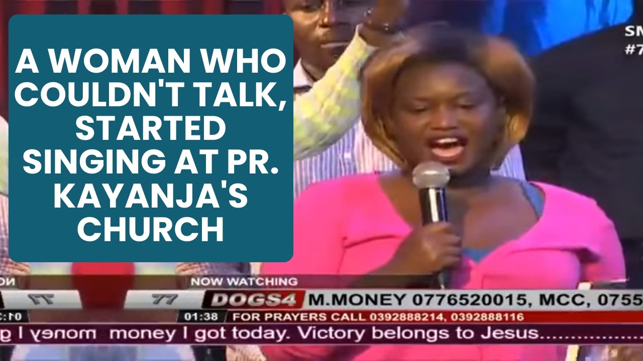 A Woman Who Couldn't Talk, Started Singing at Pr. Kayanja's Church