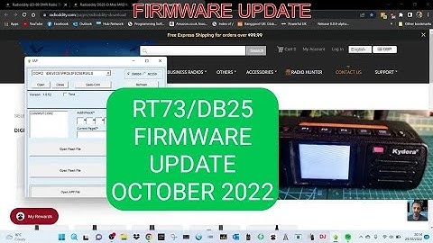 RADIODDITY DB25(RT-73)FIRMWARE UPDATE OCTOBER 2022 - NEW TALKER ALIAS