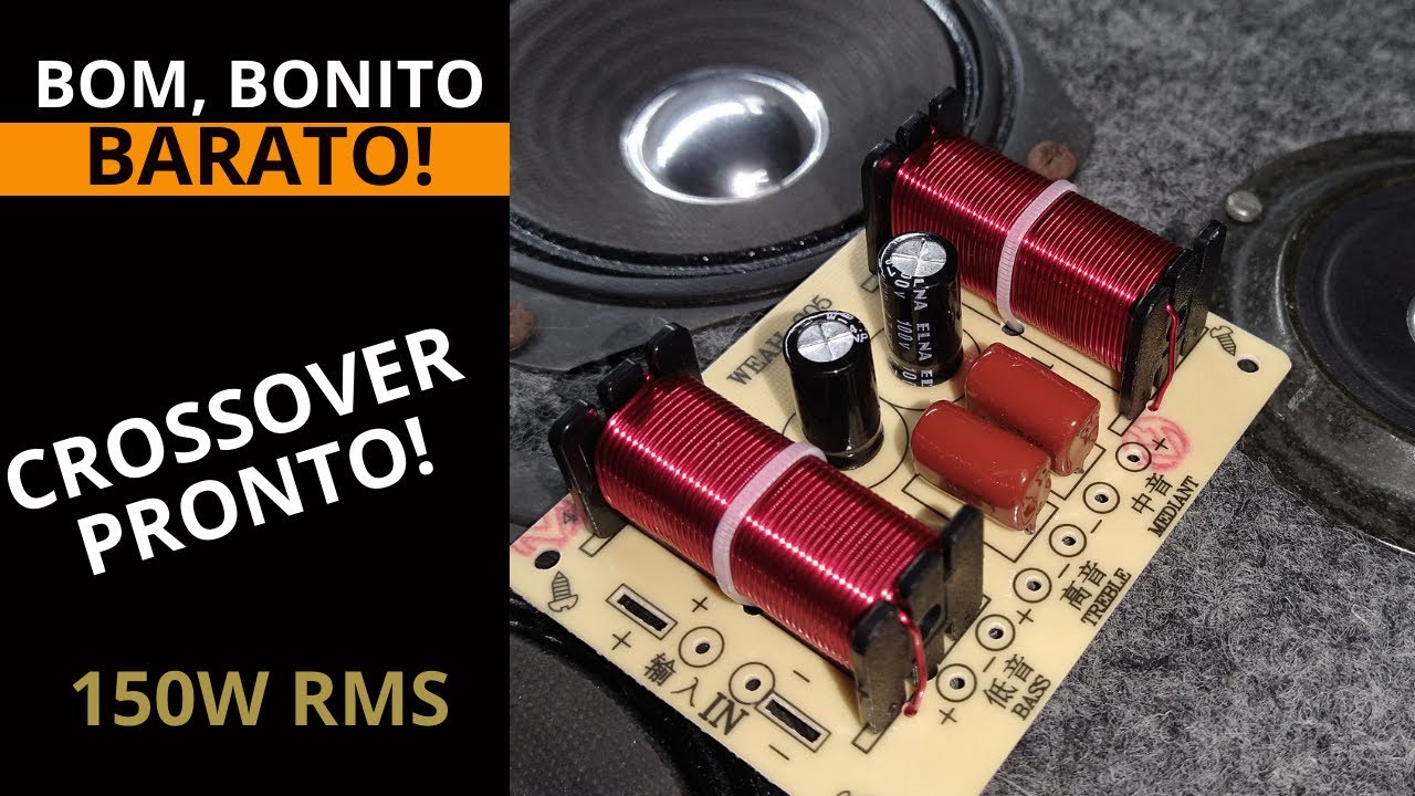 Crossover com ótimo custo Benefício pra por nas suas caixas. @PCBWay