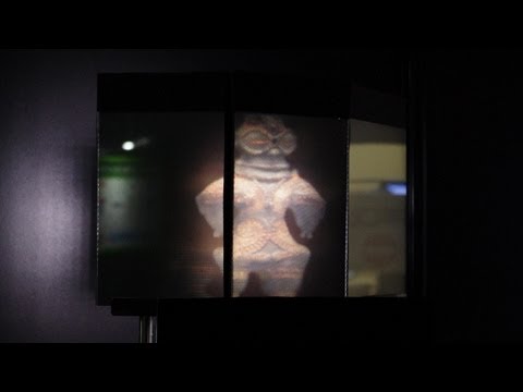 NHK放送技研が開発する博物館向け立体ディスプレイ