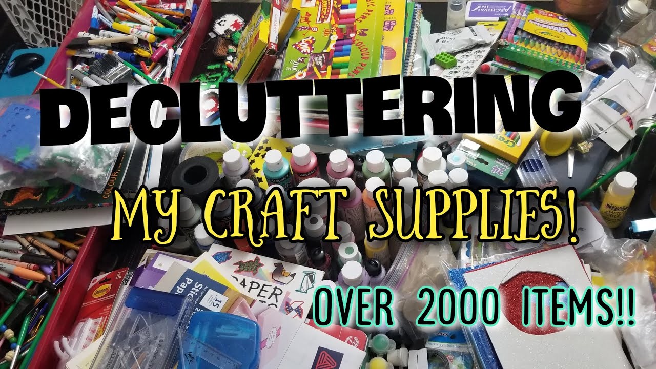 EXTREME Craft Supply Organization 🌟 Craft Room Declutter and Storage  Solutions & Hacks! 