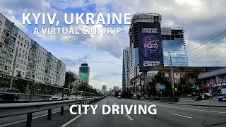 Kyiv, Ukraine: A virtual drive along the city's longest street. Travel videos