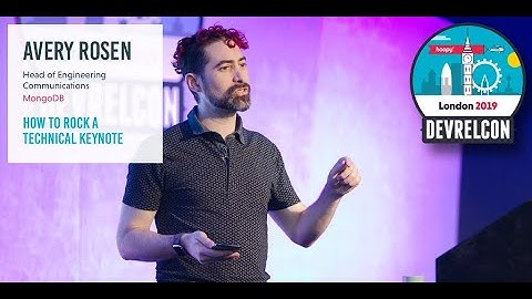 How to rock a technical keynote -- Avery Rosen