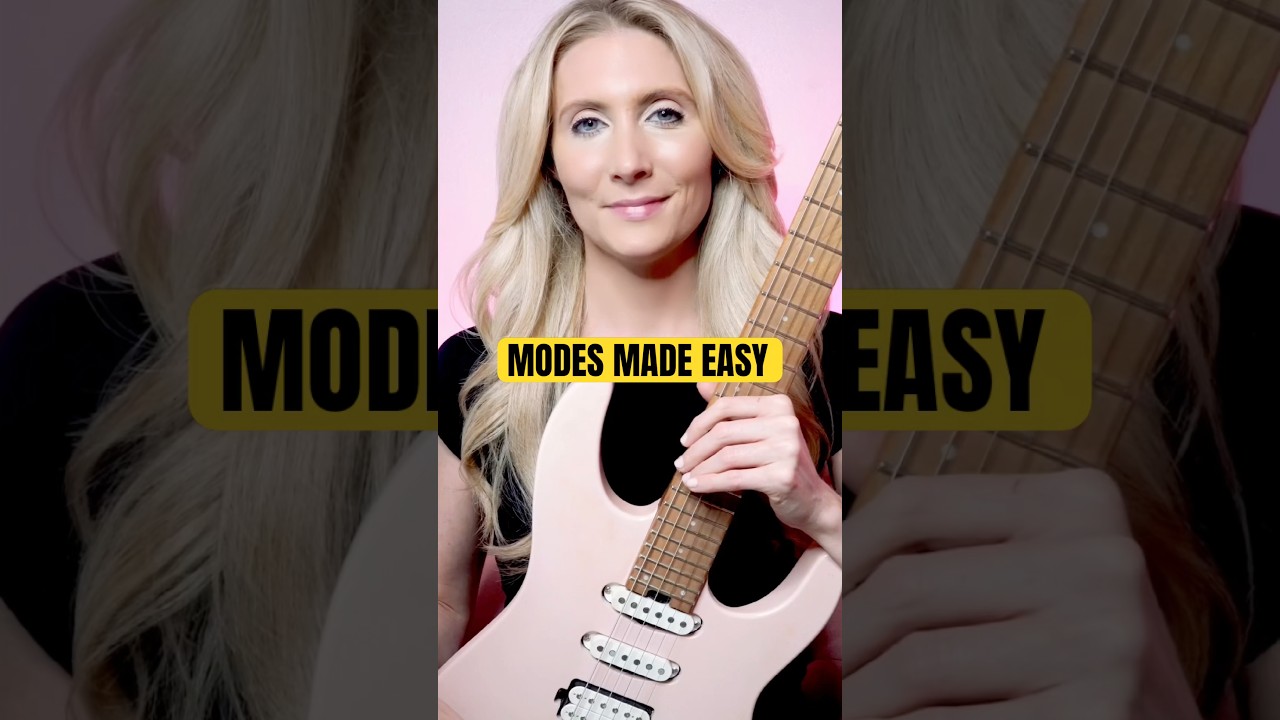 Modes Made Easy! #musictheory #learnguitar #guitarlesson #modes