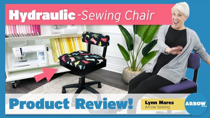 Sew Wow Sew Now Hydraulic Sewing Chair, Arrows Hydraulic Chairs