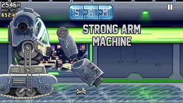 JETPACK JOYRIDE GOLD PLATED SHARKHEAD WITH  STRONG ARM MACHINE GAMEPLAY