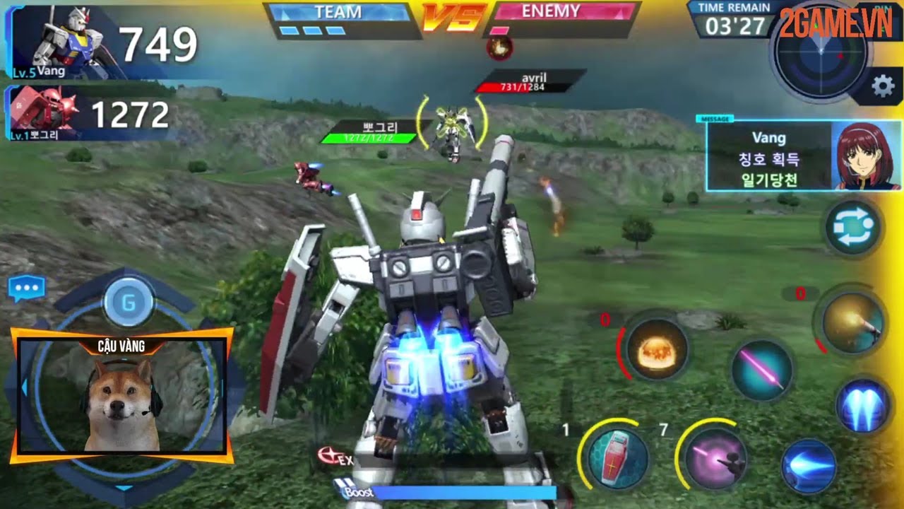 mobile suit gundam online ไทย  2022  [Trải nghiệm] Mobile Suit Gundam - Game đại chiến Robot cực hay mà fan Gundam không thể bỏ qua