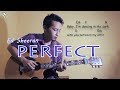 ed sheeran - perfect  ( lyric , Chord, Guitar) - Cover - Fingerstyle - Java Holig