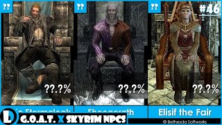 Top 69 Greatest Skyrim NPCs of All Time | 2024 | G.O.A.T.  EP46