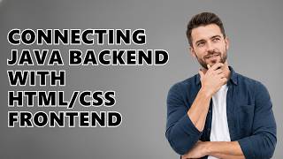 Connecting Java backend with HTML/CSS frontend Wealth