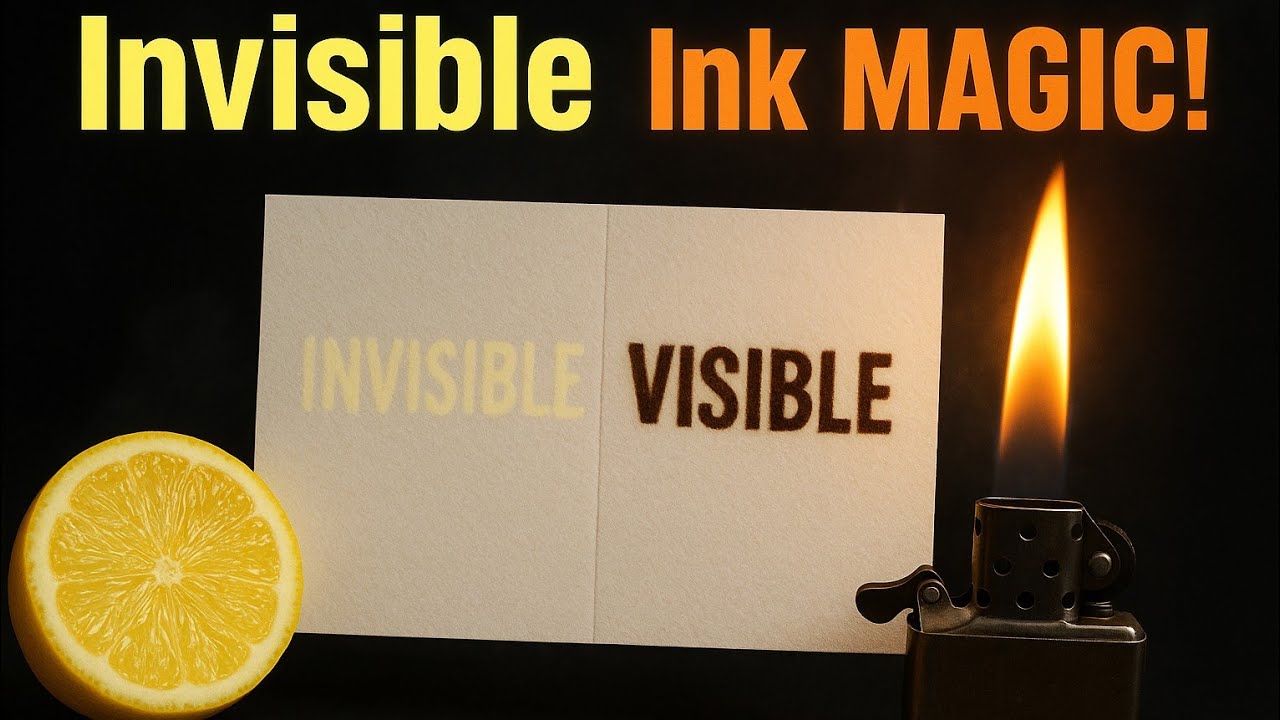 Invisible Ink Magic - नींबू का जादू - क्या ये टोटका हैं Amazing Science Experiment  