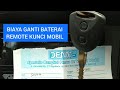 BIAYA GANTI BATERAI REMOTE KUNCI MOBIL