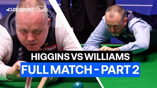 World Snooker Championship 2018 Final - Part 2 | John Higgins vs Mark Williams | Eurosport Snooker