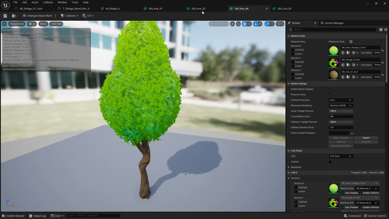 Unreal Engine 5 - Nanite Foliage issue - YouTube
