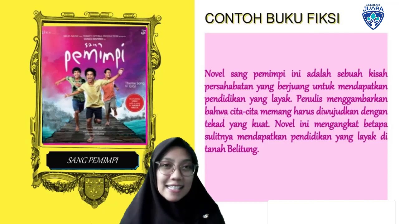 Kelas 7 Bahasa Indonesia Pengertian Dan Unsur Buku Fiksi Non Fiksi Youtube