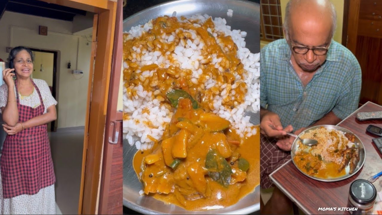 Карри, которое моя мама приготовила впервые с большим нетерпением на обед😋👇 А потом я услышал, чт...