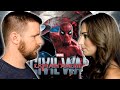 My girlfriend watches Captain America: Civil War for the FIRST time || MCU Phase 3