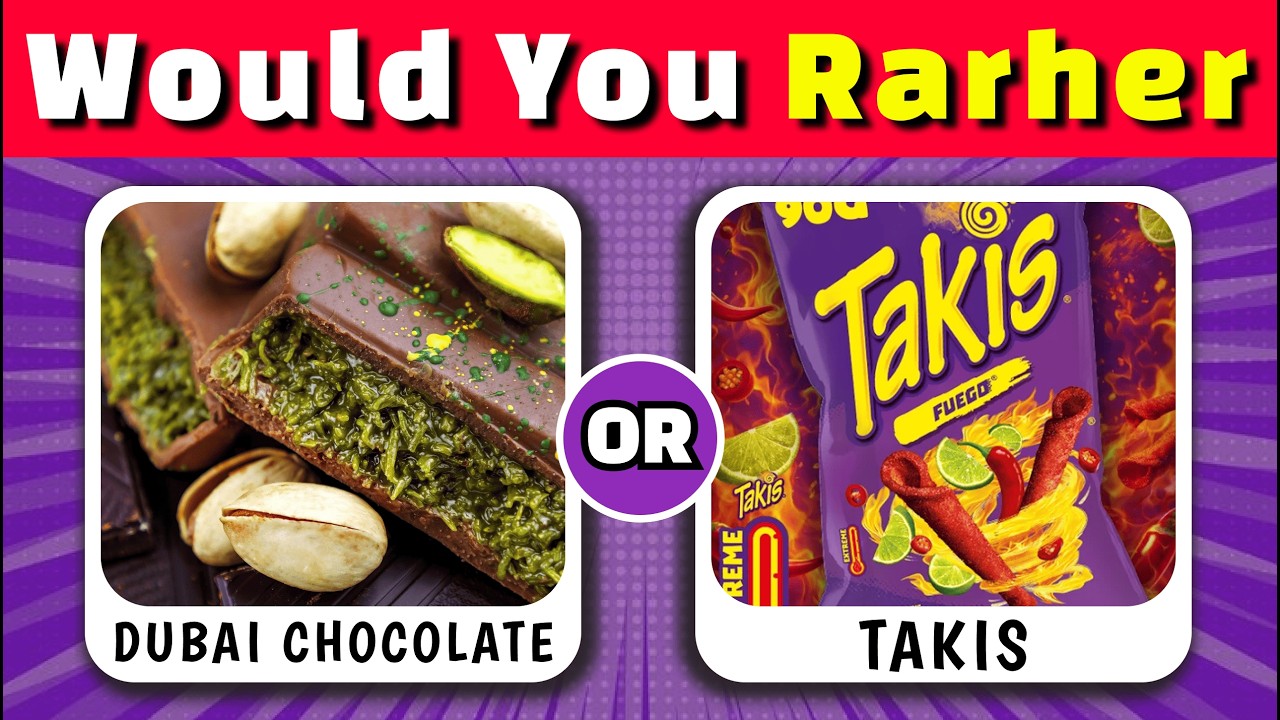 Would You Rather..? 🍔🍰 Ultimate Food Quiz | QuizArena