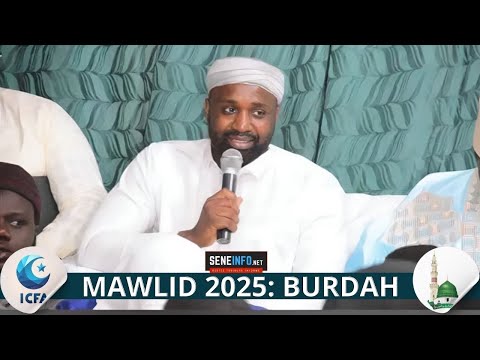 Mawlid 2025 Bourdah Chapter 02 With Imam Mouhamed Sakho ICFA Masjid Staten Island New York