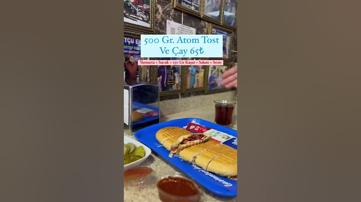 Herkesi Atom Tost Yemeye BekliyoruzYumurtalı Atom Tost + Çay : 65₺