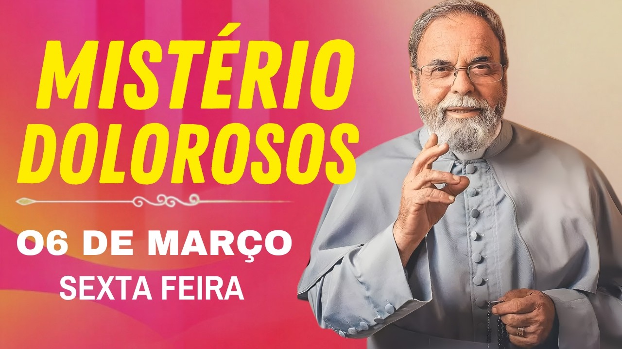 TERÇO DE APARECIDA COM PE. ANTONIO MARIA - O6 DE MARÇO DE 2026 | MISTÉRIOS GLORIOSOS