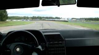 Alfa Romeo 164 x 2 on the track