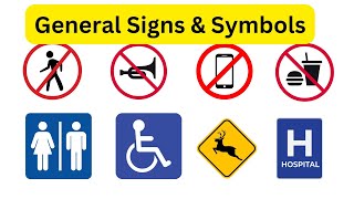 Sign U0026 Symbols  Public Place Sign U0026 Symbols Awareness  Signs And Symbols  Kids Learning With Fun