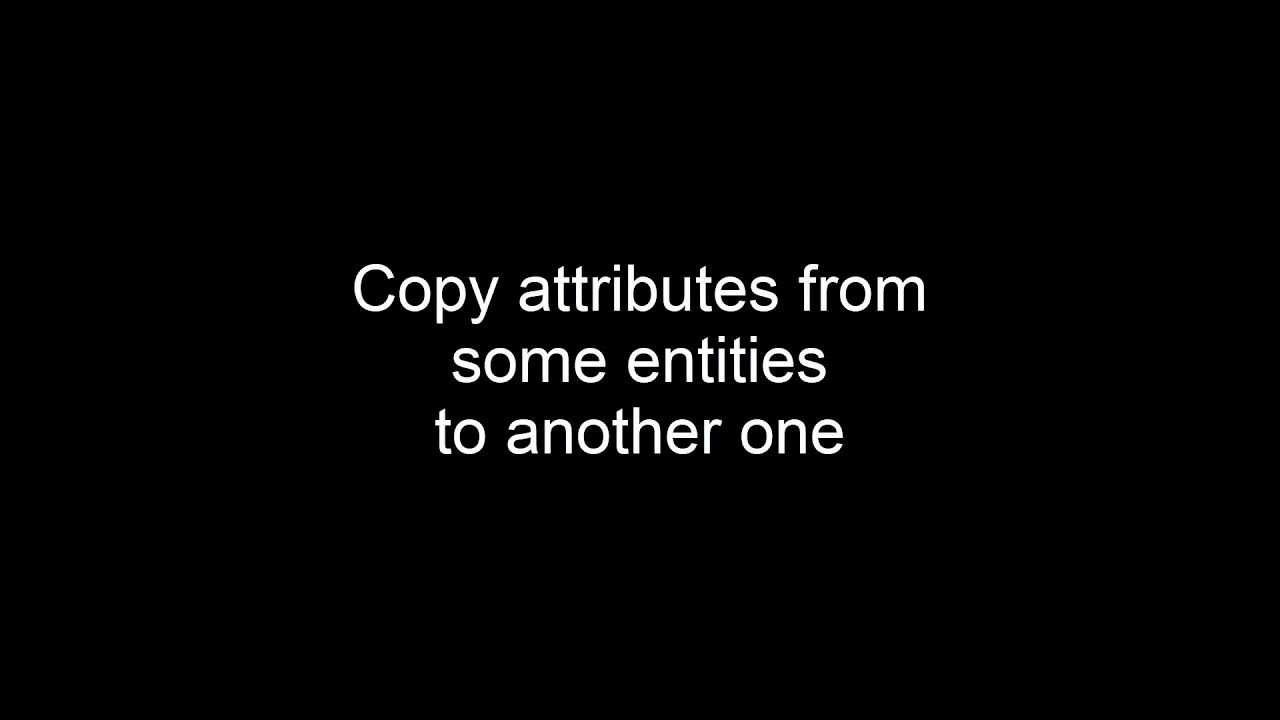 ER/Studio Data Architect Copy attributes from some entities to