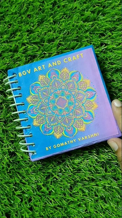 DIY spiral notebook | Handmade note #diy #mininotebook #handmade #minipainting #drawing #craft #art