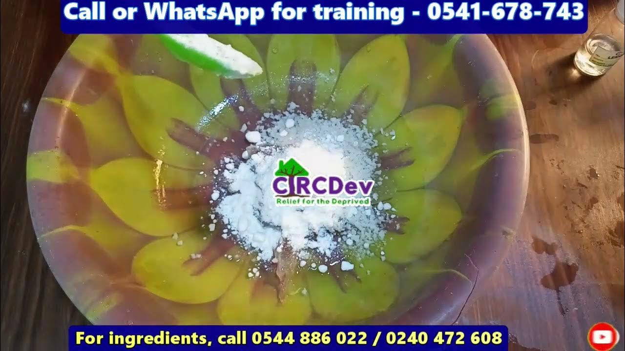 How to make HONEY/ALOE VERA SHOWER GEL FOR SKIN RASHES [TWI VERSION