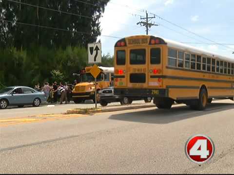 School Bus Accident in Lehigh Acres - YouTube