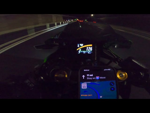 Street Noise 1\\"Night Ride to \\"Com… Pure Sound POV Night Ride | Ninja ZX-4RR | Southwest Las