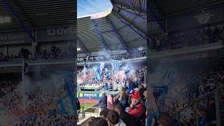 Live Tor für Schalke in Paderborn Pyrotechnik Pyro